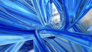 Blue abstract background curved design 6 - cinema 4 d free wallpaper