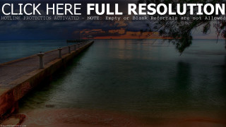 Pier quote beautiful scenery sunset - here full resolution free wallpaper
