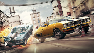 Car street buildings fire hydrant - f 8 aperture free wallpaper