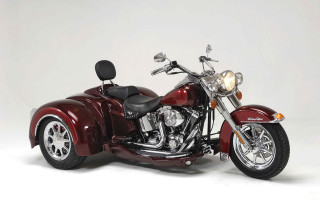 Red motorcycle sidecar white background - a red motorcycle free wallpaper