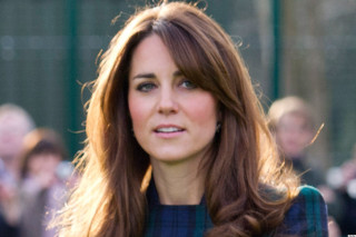 Woman blue dress crowd bokeh - perfect facial symmetry free wallpaper