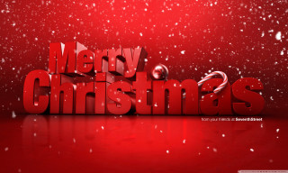Merry christmas card red background 2 - free christmas wallpaper