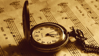 Pocket watch sheet music chain 2 - a pocket watch free wallpaper