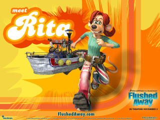 Cartoon character bike boat caption - a bike free wallpaper