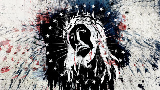 Jesus stars crown glory black - neo free wallpaper
