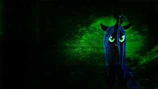 Creepy blue green monster glowing - monster free wallpaper