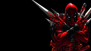 Deadpool character swords red hoodie - a deadpool character free wallpaper