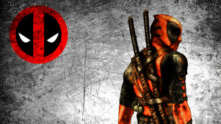 Deadpool character gun symbol red - a deadpool character holding free wallpaper