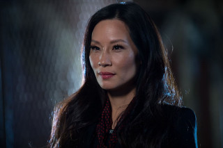 Woman long hair red shirt 6 - a red shirt free wallpaper