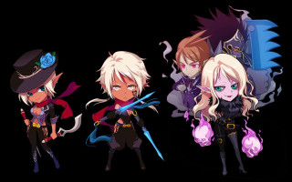 Anime characters different outfits hair 6 - a sword and the other free wallpaper