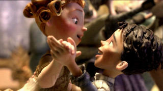 Dolls close up holding hands - the others hand free wallpaper