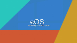 Colorful background eos logo side - android free wallpaper for desktop