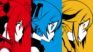 Anime characters colored hair expressions 2 - triadic free wallpaper