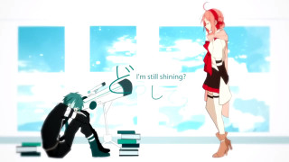 Woman man suit tie microphone - a microphone free wallpaper