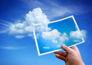 Hand photo cloud sky blue - free sky wallpaper