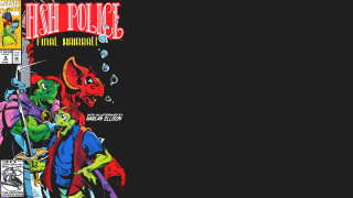 Demon man red suit comic - a comic book free wallpaper for desktop