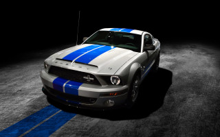 Mustang cobra digital rendering beach - cobra free wallpaper