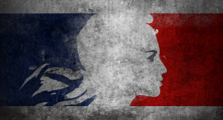 Man face france flag woman - a mans face free wallpaper