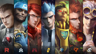Overwatch characters colorful row different - altermodern free wallpaper for desktop