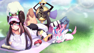 Woman blanket pokemon characters book - a blanket free wallpaper