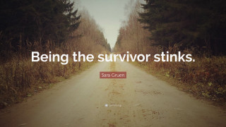 Dirt road trees quote survivor - strong free wallpaper for desktop
