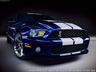 Blue mustang car white stripes - hood hood free wallpaper
