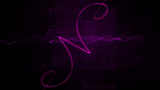 Purple neon heart string third - carlos trillo name free wallpaper