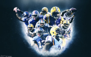 Football players spotlight team photo - esaias boursse free wallpaper