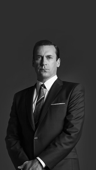 Man suit tie posing black 4 - modernism free wallpaper for mobile