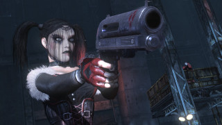 Woman gothic weapon blood night - her hand and a gun free wallpaper for desktop