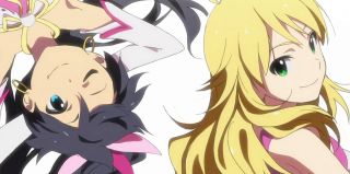 Blonde green eyed anime girls - their neck free wallpaper for desktop