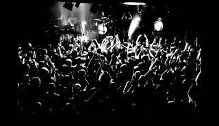 Crowd concert hands up stage - dan smith free wallpaper