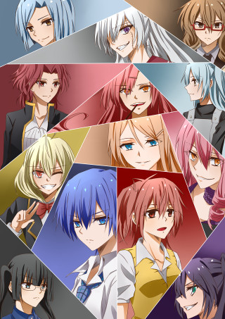 Anime characters colored hair expressions - free anime wallpaper