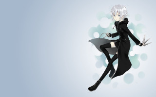 Woman black suit umbrella scissors - a black umbrella free wallpaper