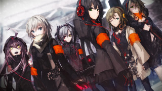 Anime girls snow wallpaper group - a snow background free wallpaper