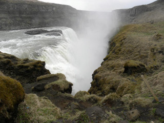 Waterfall side water river nature - bernt tunold free wallpaper