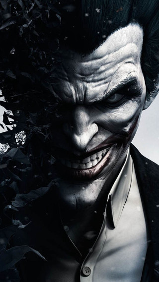 Creepy man in suit face - sinister free wallpaper for mobile