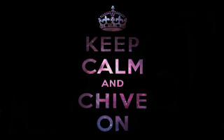 Keep calm chive on purple - calm free wallpaper