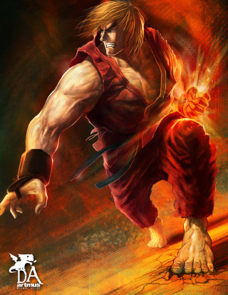 Man sword demon background demon 2 - stanley artgerm lau free wallpaper for mobile