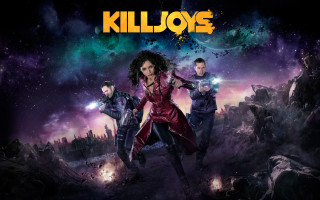 Group people space background killjoys - a space background free wallpaper