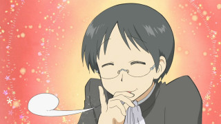 Person glasses speech bubble stars - awataguchi takamitsu free wallpaper for desktop