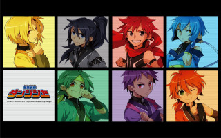 Anime characters colorful hair styles 2 - rich vivid color free wallpaper
