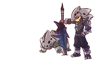 Knight dog sword outfit holding - armor free wallpaper