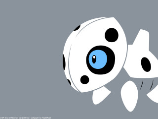 Cartoon character blue eye black - black spot free wallpaper