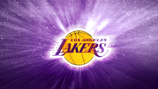 Lakers logo purple background stars 2 - process art free wallpaper