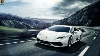 White sports car mountain road 6 - the mountain free wallpaper