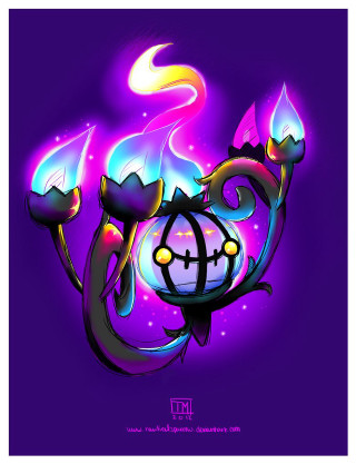 Colorful drawing cat glowing face - face free wallpaper for mobile