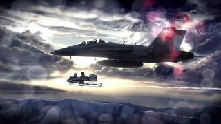 Fighter jet small plane cockpit - matte drawing free wallpaper