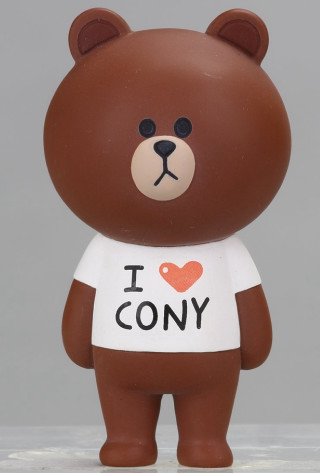 Brown bear white shirt heart - brown free wallpaper for mobile