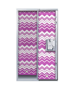 Pink white locker open door - a phone free wallpaper for mobile